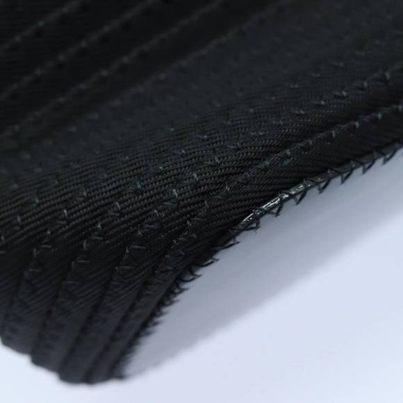 GUCCI Bamboo Hand Bag Canvas 2way Black Gold 000 1998 0540 Auth ep5246 - Picture 15 of 16